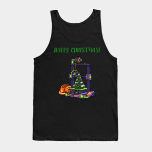 3D Printer #4 Christmas Edition Tank Top